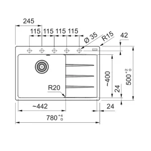 Franke sudopera CNG 611-78 A 114.0627.675