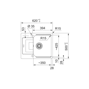 Franke sudopera UBG 611-62 A 114.0682.549