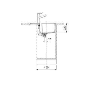 Franke sudopera UBG 611-62 A 114.0682.548