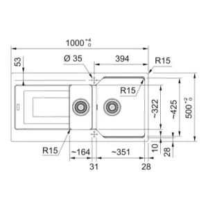 Franke sudopera UBG 651-100 114.0682.534