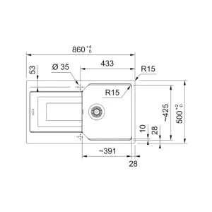 Franke sudopera UBG 611-86 114.0686.753