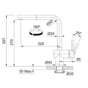 Franke slavina Atlas Neo-D Sensor 115.0625.523