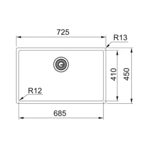 Franke sudopera BXM 210/110-68 127.0662.644