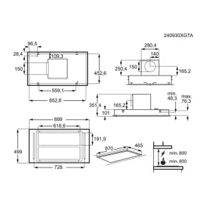 AEG plafonski aspirator NDC7791SB
