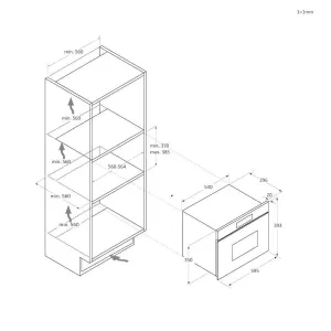 Haier ugradna mikrotalasna rerna H38SIDBF7XS