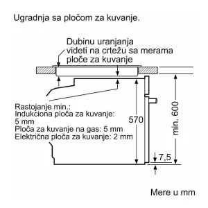 Bosch ugradna rerna HBA571BB4