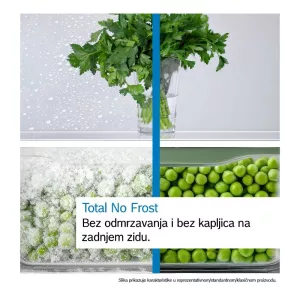Bosch kombinovani frižider KGN394ICF