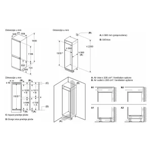 Bosch ugradni frižider KIN96ADC0
