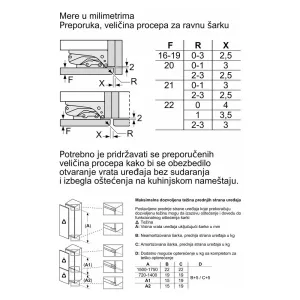 Bosch ugradni frižider KIR81ADC0