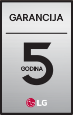 Produžena garancija za LG - Ugradni frižideri